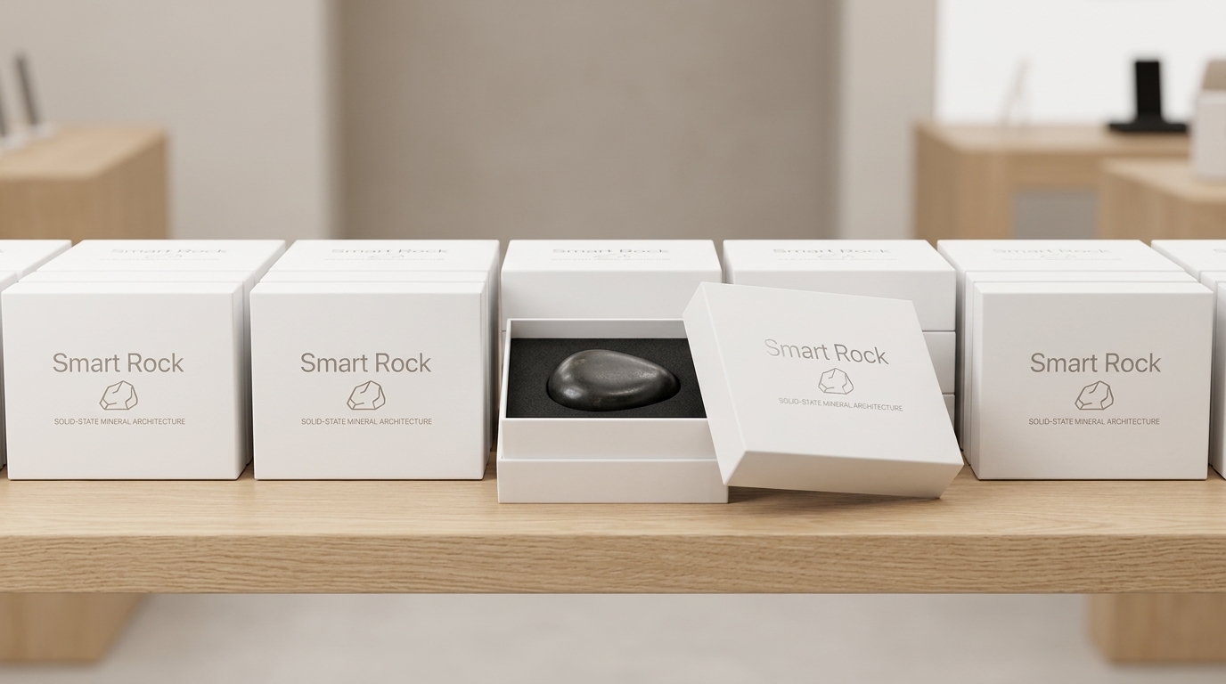 Smart Rock retail shelf